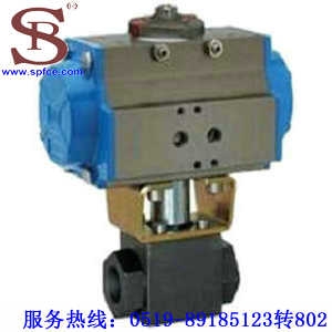 南通氣動(dòng)高壓鍛鋼螺紋球閥 南通Q11F-320C氣動(dòng)高壓鍛鋼螺